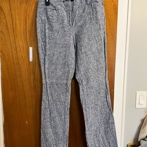 Grey New York & Co Straight Leg Dress Pant